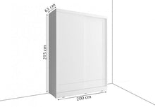 Load image into Gallery viewer, Valencia 2 Sliding Door Wardrobe 200cm
