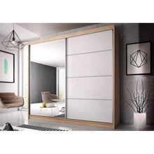 Load image into Gallery viewer, Hamilton Sliding Mirror Door Wardrobe 233cm
