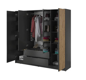 Piran II Hinged Door Wardrobe 206cm