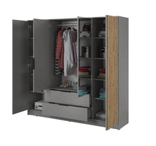 Load image into Gallery viewer, Piran II Hinged Door Wardrobe 206cm
