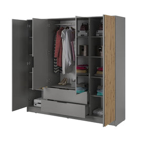 Piran II Hinged Door Wardrobe 206cm