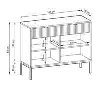 Load image into Gallery viewer, Monique Sideboard Cabinet 104cm
