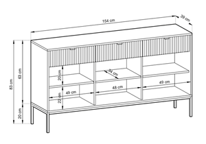 Monique Large Sideboard Cabinet 154cm